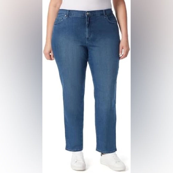 Gloria Vanderbilt Women's Plus Size Amanda Jean size 14 Short - Picture 1 of 6